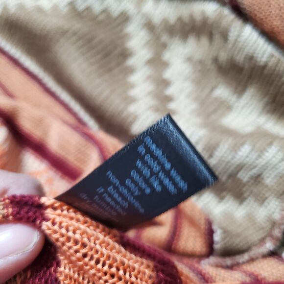 VTG Y2K Full Tilt Cozy Long Cardigan Womens XL Open Front Hooded USA Beachy Surf - Picture 8 of 8